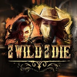 Slots logo of 2 Wild 2 Die from Hacksaw Gaming at Trino Casino