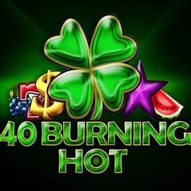 40 Burning Hot by Amusnet Interactive, showcased at trino-casino.org – game logo