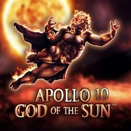Apollo God of the Sun slot logo by Novomatic at Trino Casino