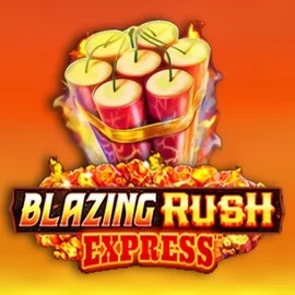 Blazing Rush Express logo by AreaVegas at Trino Casino