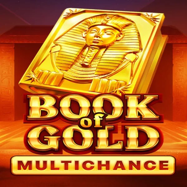 Book of Gold Multichance slot logo by Playson at Trino Casino