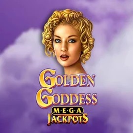 Golden Goddess Megajackpots online game logo by IGT on trino-casino.org
