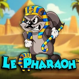 Le Pharaoh online game logo by Hacksaw Gaming on trino-casino.org