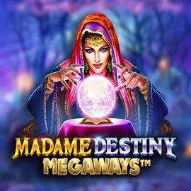 Madame Destiny Megaways online game logo by Pragmatic Play on trino-casino.org