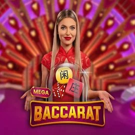 Mega Baccarat by Pragmatic Play, showcased at trino-casino.org – game logo