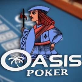 Oasis Poker casino game by Nucleus Gaming – featured logo at Trino Casino
