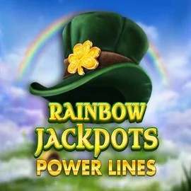 Rainbow Jackpots Power Lines game by Red Tiger Gaming – logo hosted on Trino Casino