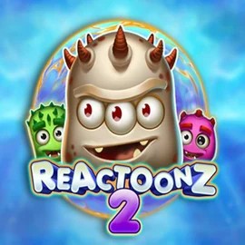 Reactoonz 2 online game logo by Play’n GO on trino-casino.org