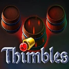 Thimbles online game logo by Evoplay on trino-casino.org