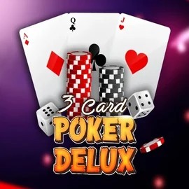 Three Card Poker Delux logo by Urgent Games Trino Casino