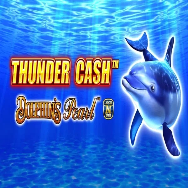 Official Slots logo: Thunder Cash Dolphins Pearl by Novomatic at Trino Casino