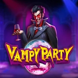 Vampy Party slot logo by Pragmatic Play at Trino Casino